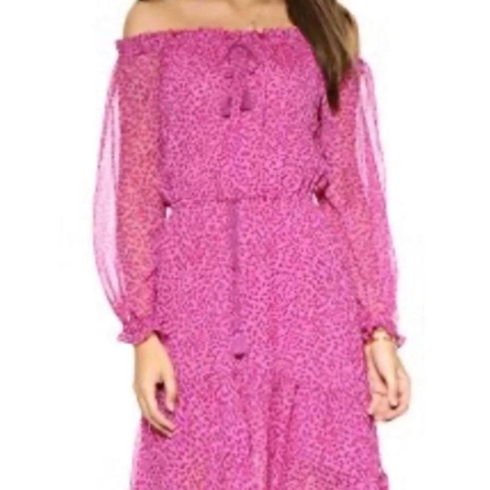 DIANE VON FURSTENBERG Petal Dream Pink Silk Camila Spring Wedding Dress Size 4